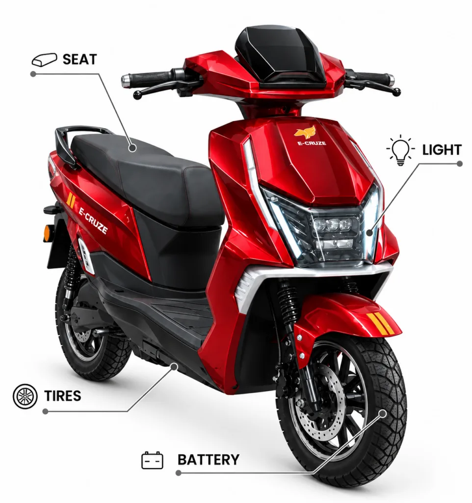 ECRUZE FALCON PRO — electric scooter in Pakistan