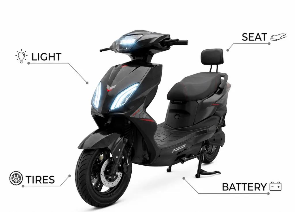 ECRUZE Falcon — electric motorcycle in Pakistan