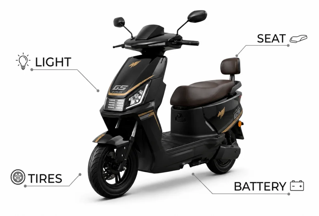 ECRUZE GS — electric scooter in Pakistan