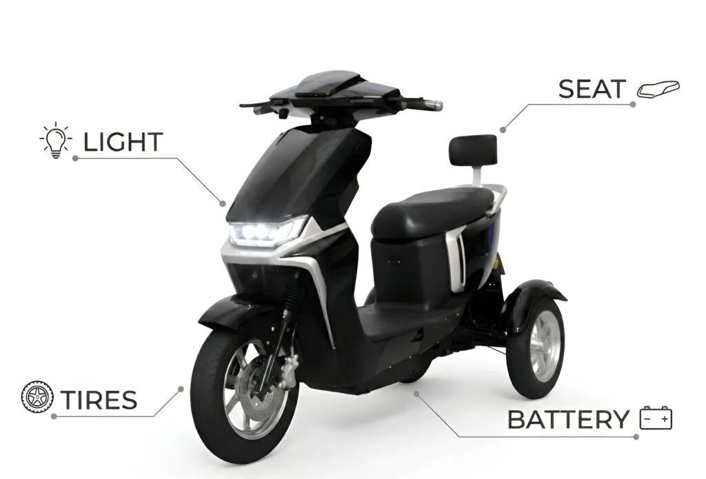 ECRUZE TRI-MAX — electric scooter in Pakistan