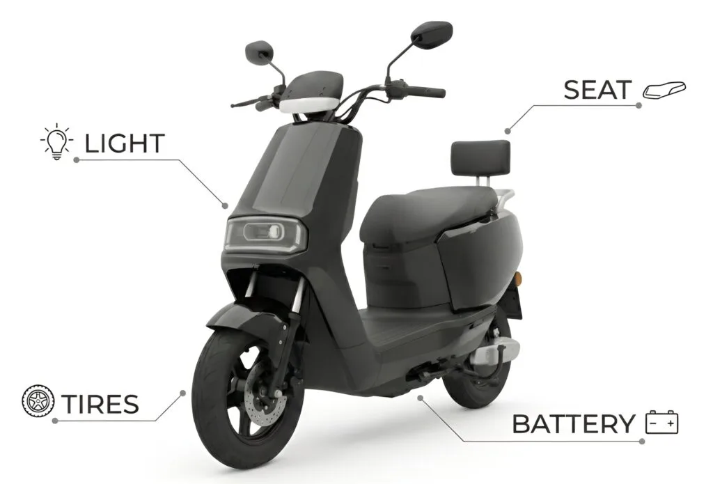 ECRUZE X6 — electric scooter in Pakistan